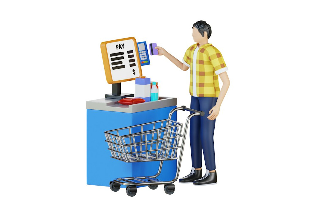 supermarket checkout line